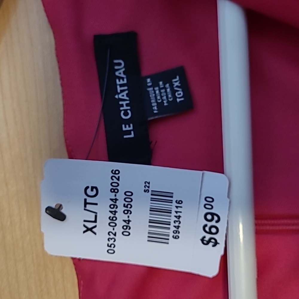 Le Chateau Vibrant Pink Midi Dress - Picture 2 of 8